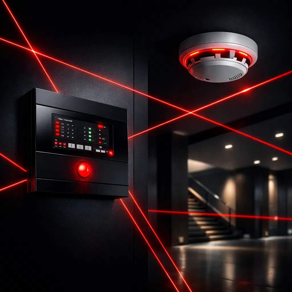 تركيب انذار حريق للعمائر السكنية في سيهات وصفوى - حلول متكام