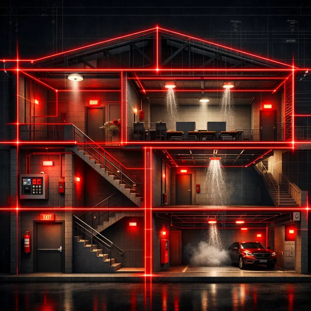 متطلبات كود البناء السعودي SBC 801 لأنظمة الحريق - شرح